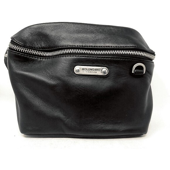 Bolongaro Trevor Faux Leather Bum Bag Waist/Hip Pack, Black - London Fashion - Picture 1 of 16